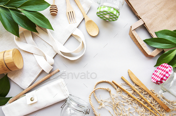 nd bamboo toothbrush on white background