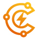 C Letter Creative Flash Logo