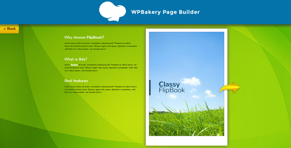 WPBakery Page Builder Add-on - Classy FlipBook