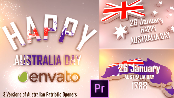 Australia Patriotic Openers - Premiere Pro