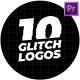 Glitch Logos For Premiere Pro | 10 in 1 - VideoHive Item for Sale