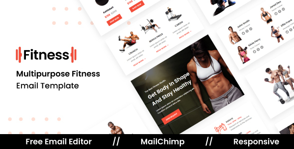 Fitness - Multipurpose Responsive Email Template