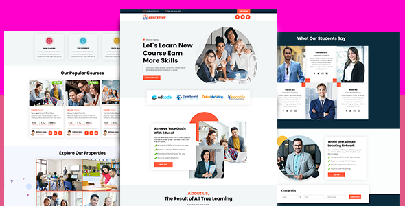 Education - Educational Landing page