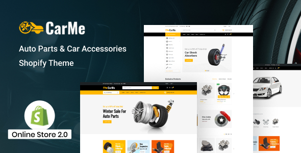 Carme - Auto Parts & Car Accessories Shopify Theme