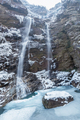 Lushan landscape of the three-step waterfalls in winter - PhotoDune Item for Sale