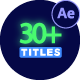 Minimal Animated Titles Pack After Effects - VideoHive Item for Sale