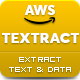 AWS Amazon Textract - Extract Text Forms Tables from Images and PDFs with ML - CodeCanyon Item for Sale