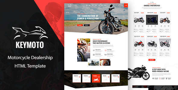 Keymoto - Motorcycle HTML Template