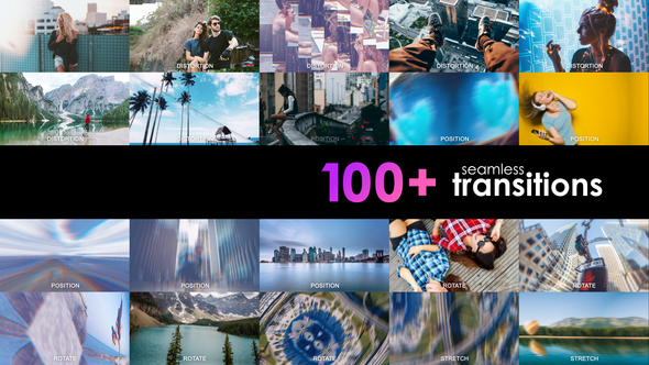 100+ Seamless Transitions