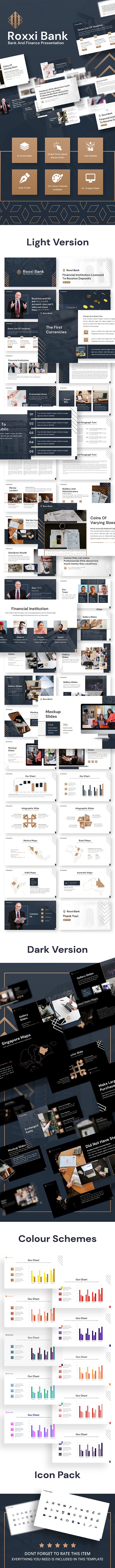 Roxxi Bank Presentation Template