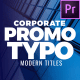 Corporate Promo Typography - VideoHive Item for Sale