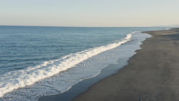 Calm Empty Ocean and beach