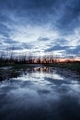 Sunset with Puddle Reflection - PhotoDune Item for Sale