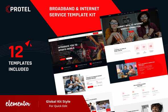 Protel - Broadband & Internet Provider Template Kit