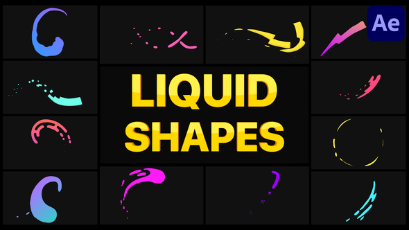 Liquid Shapes | After Effects