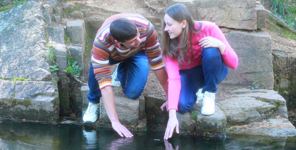 Couple In Park