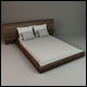 Stylish Bed 2 - 3DOcean Item for Sale