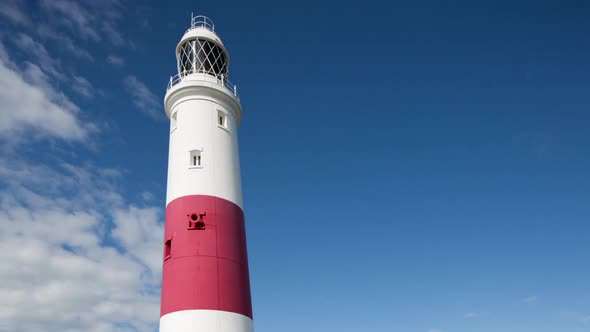 Lighthouse portland bill coast sea england