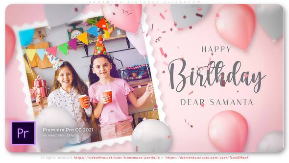 Samantha Birthday Slideshow