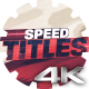 Speed Titles - VideoHive Item for Sale