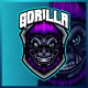 Gorilla - Mascot Esport Logo Template - GraphicRiver Item for Sale