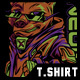 Neon Future Techwear Monster T-Shirt Design Template - GraphicRiver Item for Sale