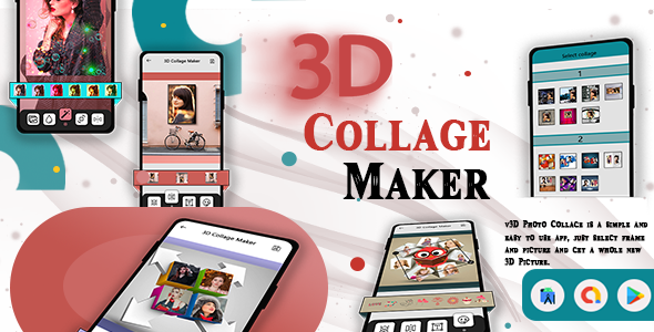 3D Photo Collage Maker - Collage Maker - 3D Photo Editor - 3D Photo Collage Editor - Android Admob