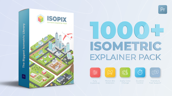 Isometric Explainer Pack | Premiere Pro