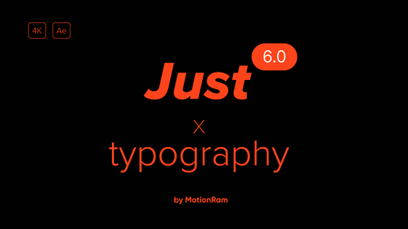 Just Typography 6.0 - for Premiere Pro | Essential Graphics