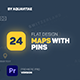 Flat Design Maps With Pins for Premiere Pro - VideoHive Item for Sale