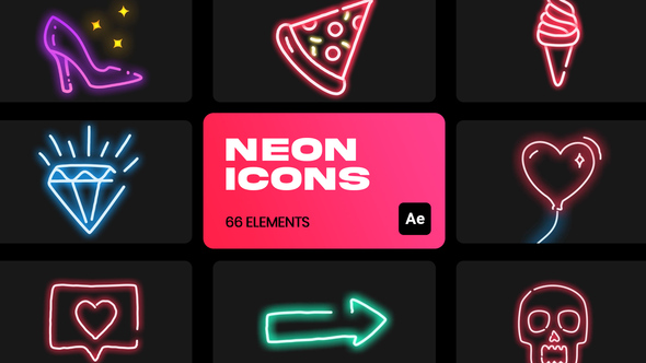 Neon Icons for After Effects alt