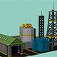 Oil Refinery Lowpoly - 3DOcean Item for Sale