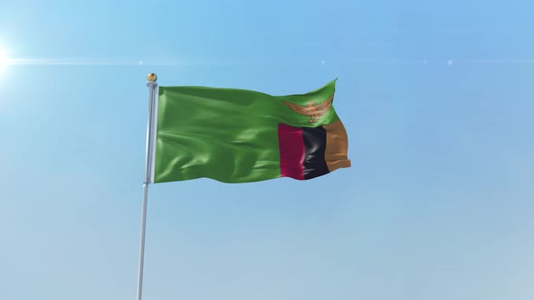 Zambia Flag  alt