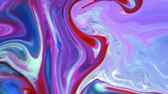 Psychedelic Color Spreading Paint Swirling And Explosion alt