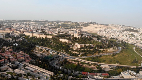 Prophet Nebi Samuel National Park Aerial View