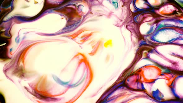 Abstract Art Ink Paint Spread Explode Background