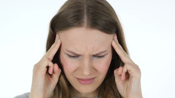 Headache, Woman with High Blood Pressure