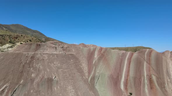 rainbow mountains hills