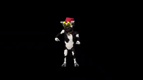 Cartoon Party Cow Dance 2