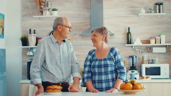 Couple Smiling at Each Other