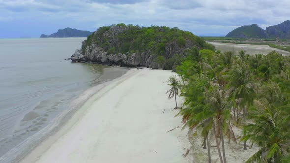 Sam Phraya Beach in Sam Roi Yot National Park in Prachuap Khiri Khan Thailand