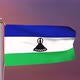 Lesotho Flag 4k - VideoHive Item for Sale