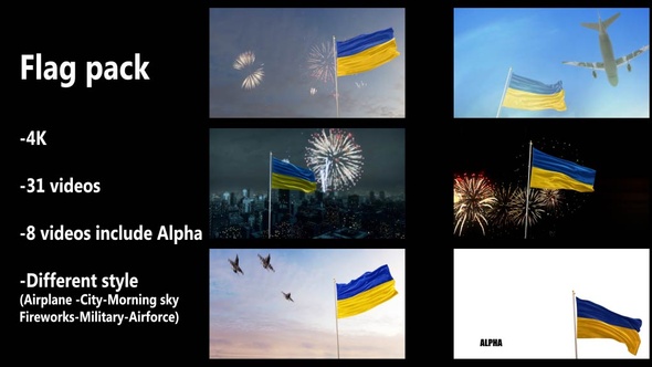 Ukraine  Flag Pack