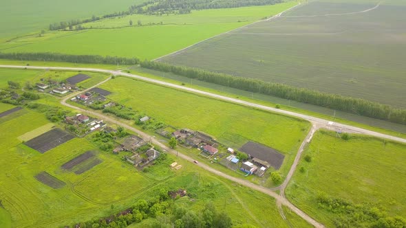 Small Village From Above