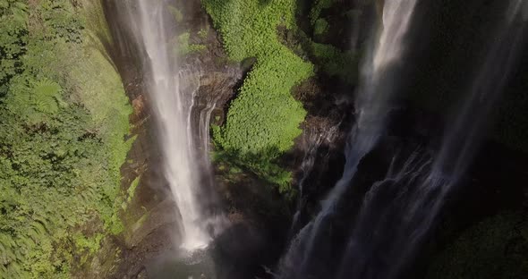 AERIAL: Sekumpul Waterfall in Bali