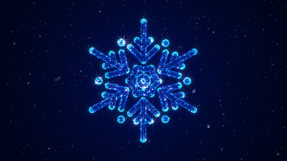 Snowflake 3 D Hologram V14
