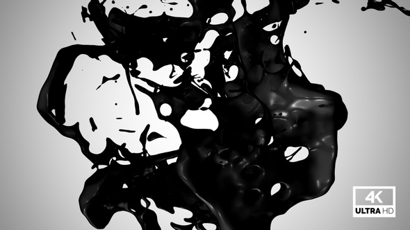 Splash Of Black Ink