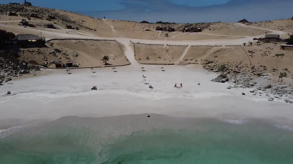 Empty Beach during the Coronavirus Global Pandemic.