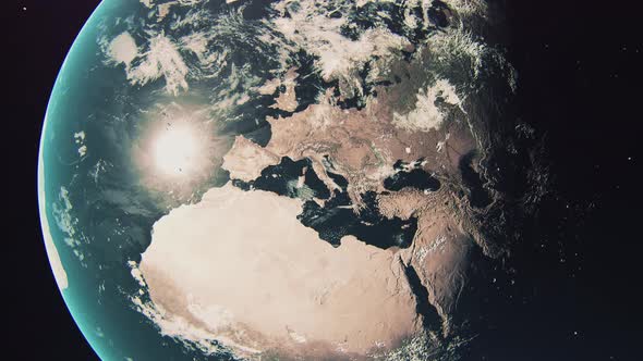 Milan city  Italy Cinematic Full Earth Zoom 4K alt