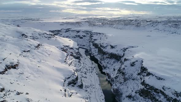 Snowy Valley and River